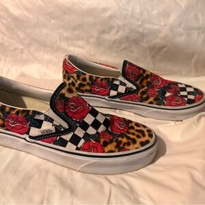 Multicolored Woman’s Vans.